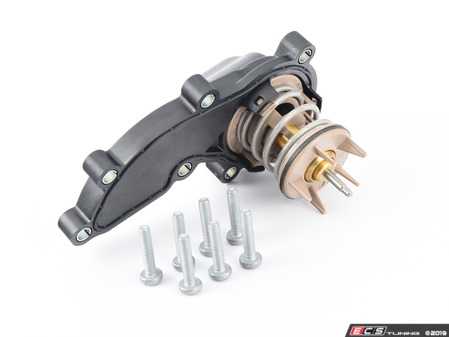 ES#3706618 - 06e121111alkt5KT - Thermostat Replacement Kit - Maintain proper operating temperature with a new thermostat, housing and hardware - Genuine Volkswagen Audi - Audi