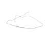 ES#2977521 - 34326865581 - Pipe - Dsc - Hydraulic Unit - Brake line that goes from the abs unit to the right rear brake - Genuine BMW - BMW