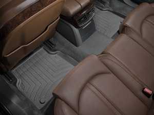 ES#3459880 - 447202 - Rear FloorLiner DigitalFit - Black - Laser measured for perfect fitment and ultimate protection against moisture and debris - WeatherTech - Audi