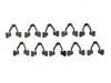 ES#4005217 - 99959132601PRM - Moulding Clip - 10 Pack  - Secures molding to the body of the vehicle - URO Premium - Porsche