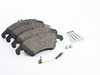 ES#3980974 - e350frontKT - Front Brake Service Kit - Featuring Meyle Rotors, Pagid Semi-Metallic Brake Pad Set, Brake Pad Sensor Wire, and Set Screws - Assembled By ECS - Mercedes Benz