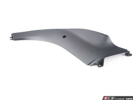 ES#114585 - 51438400117 - Black Lower B-Pillar Trim - Left - Replacement interior B-pillar trim - Genuine BMW - BMW