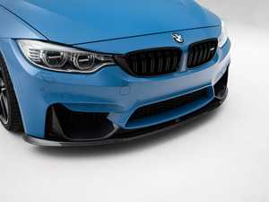 ES#4000801 - 023231tms09KT - F80 F82 Carbon Front Lip & Hardware - Add a lower valance to your M3/M4 to accentuate the body lines and enhance your lowered appearance. This base spoiler can be used by itself or with an assortment of add on attachments. - Turner Motorsport - BMW