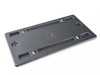 ES#2732211 - 4H0827113H9B9 - Rear License Plate Bracket - Satin Black  - Mounts to the decklid allowing mounting of license plate - Genuine Volkswagen Audi - Audi
