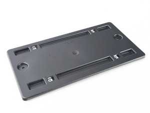 ES#2732211 - 4H0827113H9B9 - Rear License Plate Bracket - Satin Black  - Mounts to the decklid allowing mounting of license plate - Genuine Volkswagen Audi - Audi