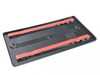 ES#2732211 - 4H0827113H9B9 - Rear License Plate Bracket - Satin Black  - Mounts to the decklid allowing mounting of license plate - Genuine Volkswagen Audi - Audi