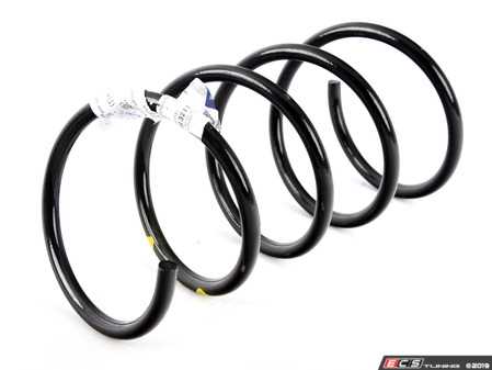 ES#1727656 - 2033215104 - Front Coil Spring - Priced Each - Three (3) yellow and one (1) white paint marking, fits left or right side - Genuine Mercedes Benz - Mercedes Benz