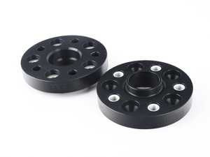ES#3580575 - 5055577SW - DRA Series Wheel Spacers - 25mm( 1 Pair) - Black - Fine tune your stance and improve handling - H&R - Volkswagen