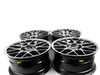 ES#3980733 - arc8178et20ccKT - 17" APEX ARC-8 Square Wheel Set Concave - Hyper Black - 17x8.5" ET20 4x100 Concave - APEX Wheels - BMW