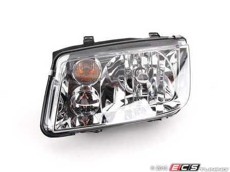 ES#5327 - 1J5941017AJ - Headlight - Left - Without fog light, with amber turn signal lens - Hella - Volkswagen