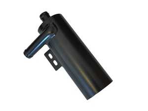 ES#4020131 - 034-101-4000 - Universal Vortex Breather Catch Can  - Sold in a black powdercoated finish. - 034Motorsport - Audi BMW Volkswagen Mercedes Benz MINI Porsche