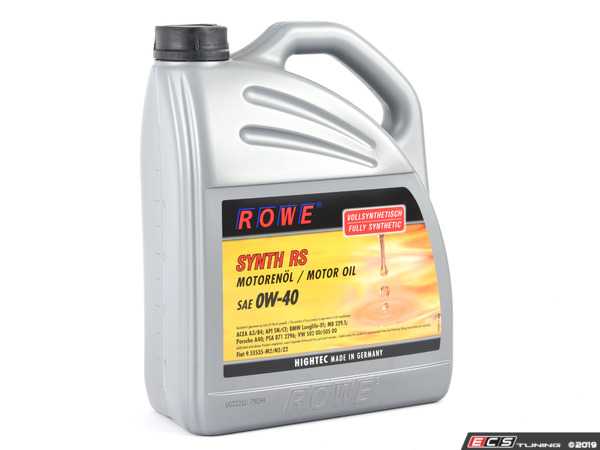 8 Liter Set (5L+3L), Made In Germany ROWE 20020 Motoröl