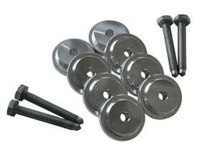 ES#4020201 - 034-601-0001 - Billet Aluminum Subframe Bushings - Finally deal with those rubber subframe bushings once and for all and dramatically increase the ability to hold suspension geometry under severe cornering forces. - 034Motorsport - Audi