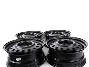 ES#4642627 - A181347KT1 - 17" Steel Wheel - Set Of Four - 17"x7.0" ET38 66.6CB 5x112 - Black - Pacer - Audi MINI