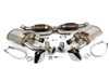 ES#3659490 - 993SSKT1 - 993 Performance Exhaust System - Race Mufflers - High Flow Catalytic Converters, Race Mufflers, and Polished Tips - Supersprint - Porsche