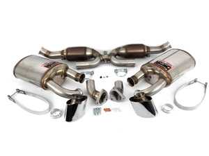 ES#3659490 - 993SSKT1 - 993 Performance Exhaust System - Race Mufflers - High Flow Catalytic Converters, Race Mufflers, and Polished Tips - Supersprint - Porsche