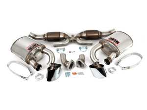 ES#3659489 - 993SSKT - 993 Performance Exhaust System - Sport Mufflers - High Flow Catalytic Converters, Race Mufflers, and Polished Tips - Supersprint - Porsche