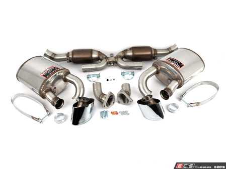 ES#3659489 - 993SSKT - 993 Performance Exhaust System - Sport Mufflers - High Flow Catalytic Converters, Race Mufflers, and Polished Tips - Supersprint - Porsche
