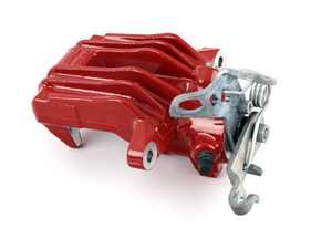 ES#2697295 - 1K0615423Q - Rear Brake Caliper - Left - Does not include the caliper carrier. Painted Red - Genuine Volkswagen Audi - Volkswagen