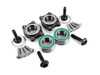 ES#3659333 - 8E0498625BKT1 - Complete Wheel Bearing Kit - All-inclusive kit includes bearings, axle bolts, and securing bolts for all four corners of the vehicle - Genuine Volkswagen Audi - Audi