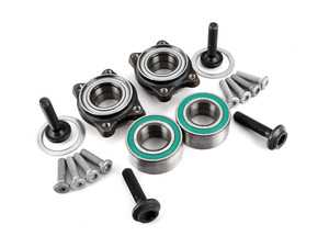 ES#3659333 - 8E0498625BKT1 - Complete Wheel Bearing Kit - All-inclusive kit includes bearings, axle bolts, and securing bolts for all four corners of the vehicle - Genuine Volkswagen Audi - Audi