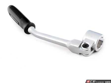 ES#3673911 - B8800066 - Oxygen Sensor Tool - Angled Handle - 7/8" - Bavarian Autosport - Slotted, pivoting head has both hexagon and double hexagon drive. Angled handle reaches around obstructions. - Bav Auto Tools - Audi BMW Volkswagen Mercedes Benz MINI Porsche