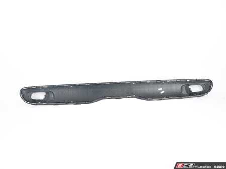 ES#76026 - 51122756992 - Rear Bumper Grille - Black W/ Chrome Trim - Mounts to the lower section of the rear bumper - Genuine MINI - MINI