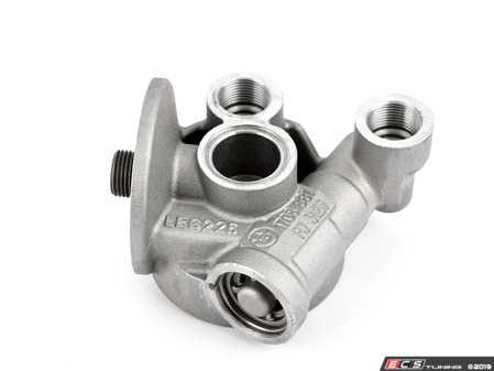 ES#23866 - 11421711070 - E30 Oil Filter Mount - (NO LONGER AVAILABLE) - Block mounted oil filter base - Genuine BMW - BMW