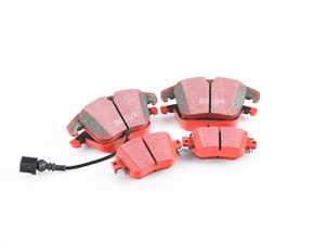 ES#3691630 - dp32201cKT - Front & Rear Brake Pad Kit - EBC RedStuff (272mm) - High performance street pad featuring Kevlar technology. - EBC - Volkswagen