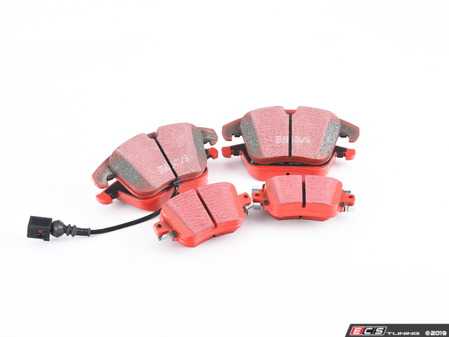 ES#3691630 - dp32201cKT - Front & Rear Brake Pad Kit - EBC RedStuff (272mm) - High performance street pad featuring Kevlar technology. - EBC - Volkswagen