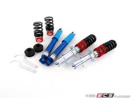 ES#5527 - rss1293-1 - RSS Club Sport Coilover Kit - Fixed Dampening - Height Adjustable from 1.2" to 2.2" (front) and 1.0" to 2.3" (rear) - H&R - Volkswagen