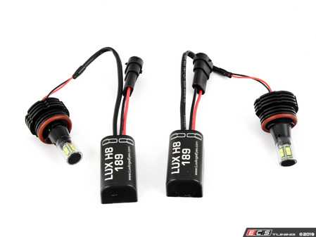 ES#4023461 - H8-189 - LUX H8 189 Angel Eyes - (NO LONGER AVAILABLE) - Pure white angel eyes for a clean updated look! Featuring the equivalent of 190 watts of light output. - Lux - 