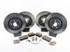 ES#2762528 - 4H0615601HKT5 - Front & Rear Brake Service Kit - Featuring Genuine rotors and pads - Assembled By ECS - Audi