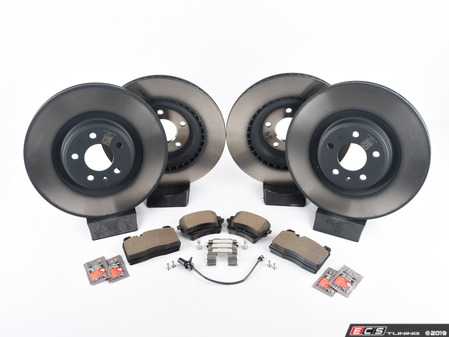ES#2762528 - 4H0615601HKT5 - Front & Rear Brake Service Kit - Featuring Genuine rotors and pads - Assembled By ECS - Audi