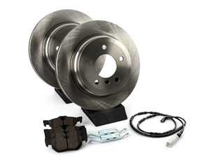 ES#3158898 - KOE3002 - Autospecialty Stock Replacement Brake Kit - Rear - Includes all new Autospecialty OE style replacement rotors and Evolution ceramic brake pads. - Power Stop - BMW