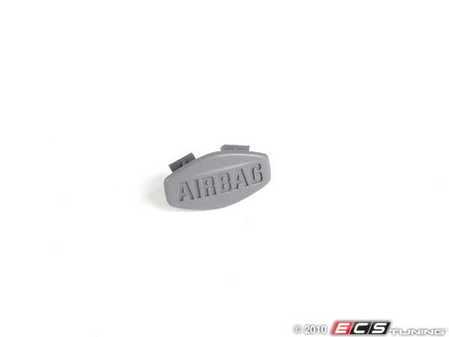 ES#102498 - 51418253230 - Airbag Badge - Gray - Small trim cover located on your door panel - Genuine BMW - BMW