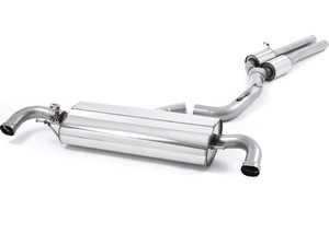 ES#2827380 - SSXAU254 - Cat-Back Exhaust System - Resonated - 3.00" Stainless Steel resonated system features rear silencer assembly with active exhaust valve - Retains OE exhaust tips - Milltek Sport - Audi