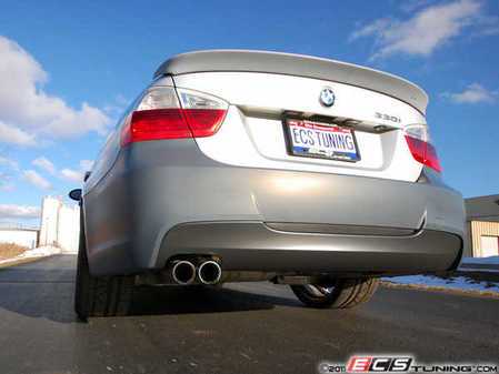 ES#514271 - e90mtech-rear - M Tech Rear Bumper Retrofit - Complete rear bumper cover assembly, primed ready for painting - Genuine BMW - BMW