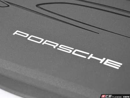 ES#3234030 - 95B04480043OP1 - Rubber Floor Mats - Agate Grey - Set of four rubber floor mats - Genuine Porsche - Porsche