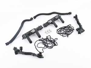 ES#3508300 - 11158636540KT - Oil Separator kit - Includes both oil separators, valve cover gaskets and hoses - Assembled By ECS - BMW
