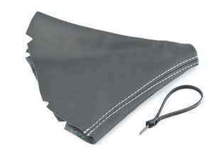 ES#3178035 - 5234-5G-504 - BFI Manual Leather Shift Boot - Silver Stitching - Compliment your BFI shift knob with a custom shift boot made from the finest materials available - Black Forest Industries - Volkswagen