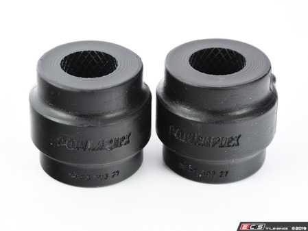 ES#2804667 - PFF5-503-27BX2 - E38 Race Polyurethane Front Sway Bar Bushing Set - Stiffer bushings allow sway bars to work at their fullest potential - Powerflex Black Series - BMW