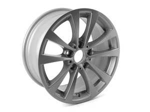 ES#2569479 - 36116796244 - 17" V Spoke Style 395 Wheel - Priced Each - 17x7.5 ET37 72.6mm CB - Genuine BMW - BMW