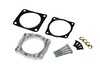 ES#4029399 - 034-112-1002 - Throttle Body Adapter - This CNC machined billet aluminum throttle body adapter allows you to install an OBD2 12V VR6 throttle body onto an OBD1 12V VR6 engine. - 034Motorsport - Volkswagen