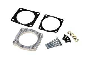 ES#4029399 - 034-112-1002 - Throttle Body Adapter - This CNC machined billet aluminum throttle body adapter allows you to install an OBD2 12V VR6 throttle body onto an OBD1 12V VR6 engine. - 034Motorsport - Volkswagen