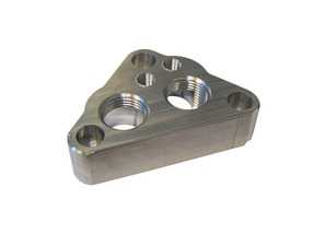 ES#4029464 - 034-110-Z000 - Oil Filter Housing Adapter - This oil filter housing adapter allows the use of an external oil cooler, and remotely mounted oil filter. - 034Motorsport - Volkswagen