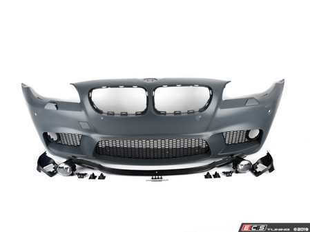 ES#3674374 - F10M5FTPDC - M5 Style Front Bumper - Add the more aggressive front bumper from the M5 - ECS - BMW