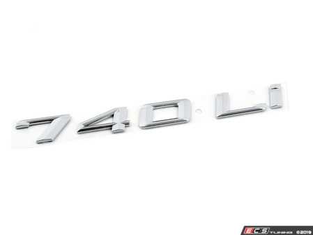 ES#2100921 - 51147187129 - F02 Model Emblem - 740Li - Genuine BMW - BMW