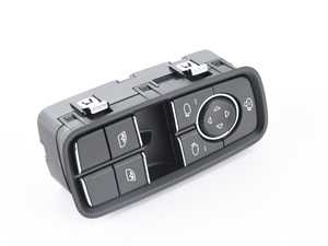 ES#3241415 - 99161315502DML - Door Window Switch - Black with Chrome Accents - Genuine Porsche - Porsche