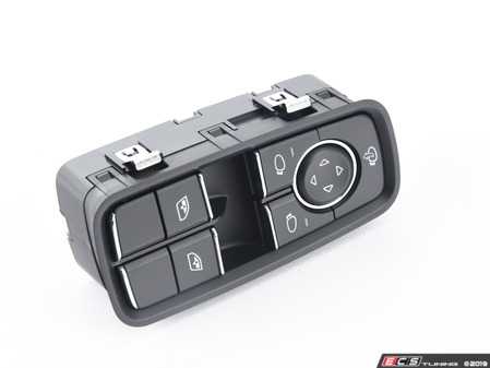 ES#3241415 - 99161315502DML - Door Window Switch - Black with Chrome Accents - Genuine Porsche - Porsche